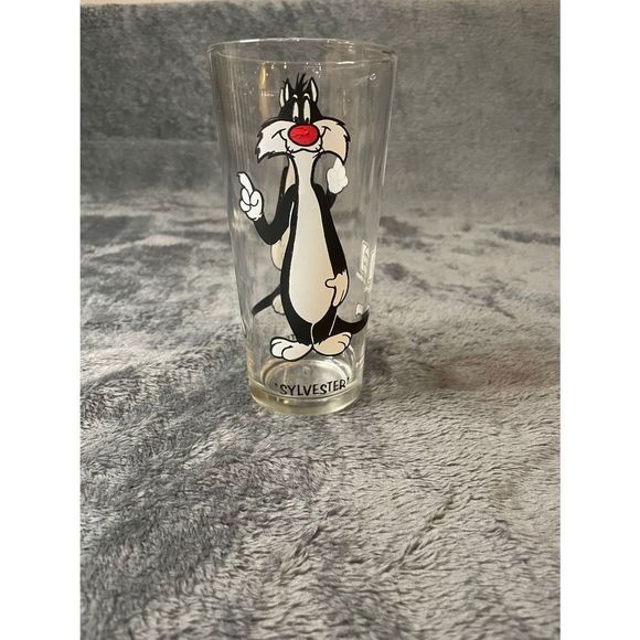 VTG 1973 Pepsi Looney Tunes Collector Drinking Glasses Tweety and Sylvester - Picture 5 of 8